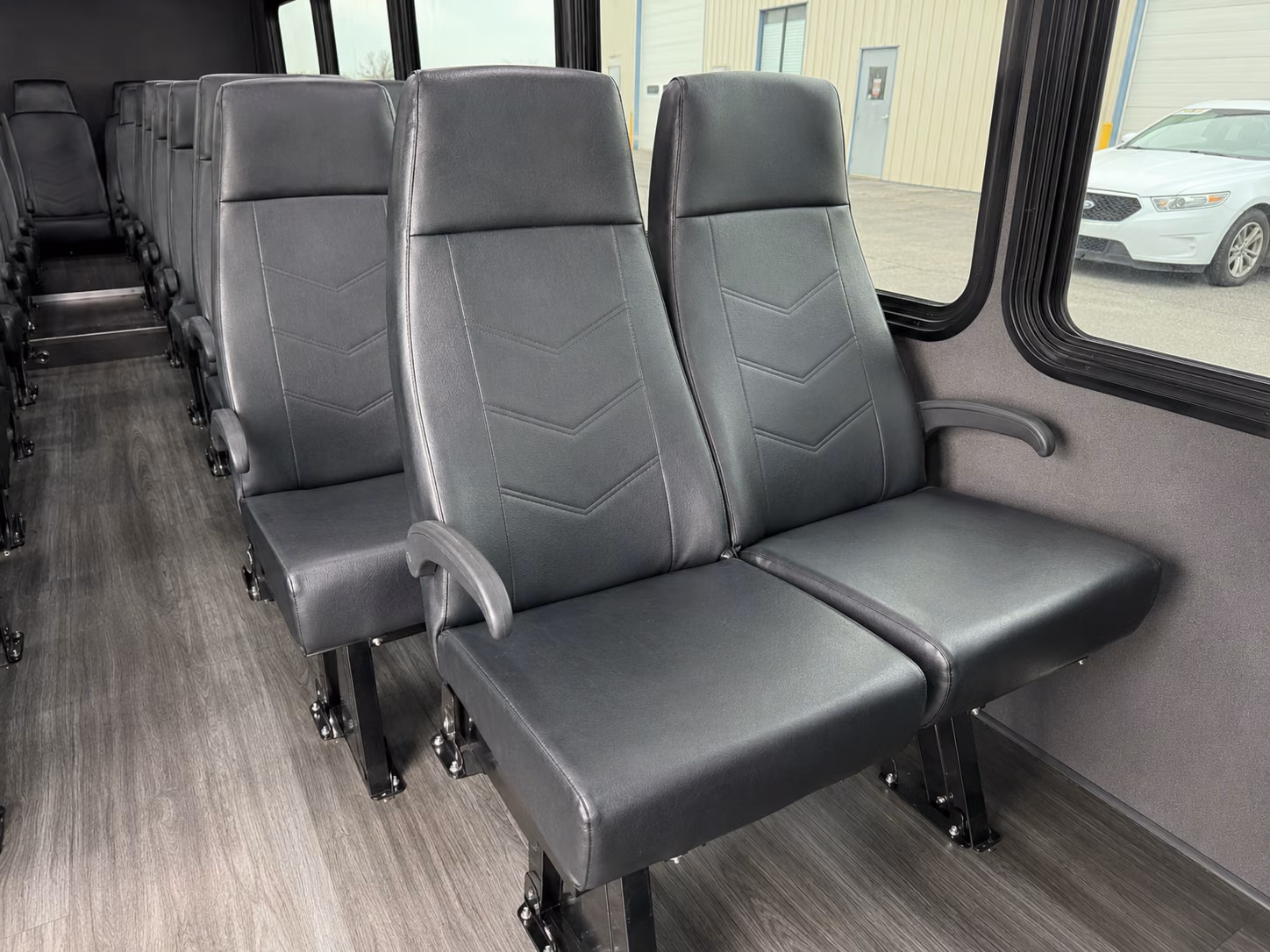 15 passenger minibus inside