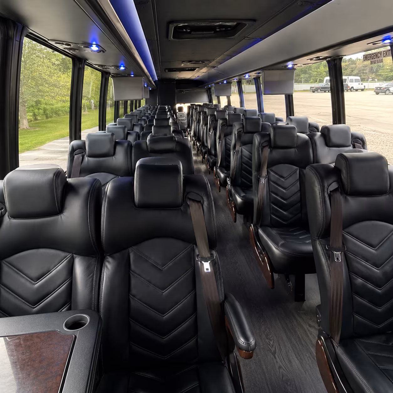 28 passenger minibus interior