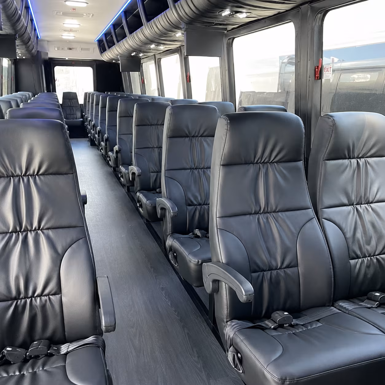35 passenger minibus inside