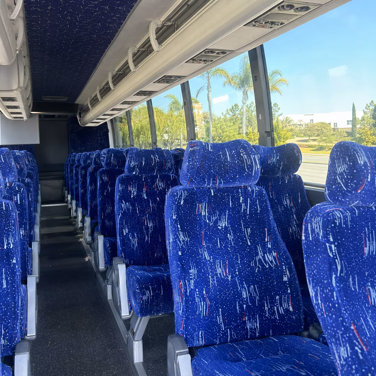 kansas city charter bus rental inside